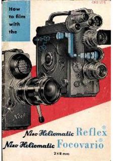 Nizo Heliomatic 8 Focovario manual. Camera Instructions.